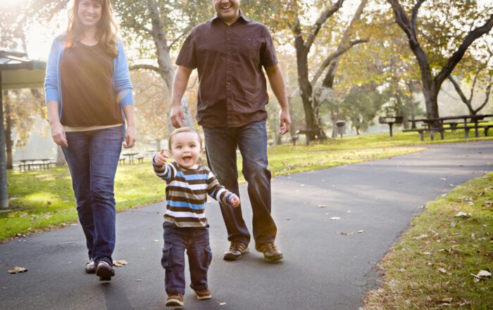 family in the park | MaidLuxe House Cleaning Houston