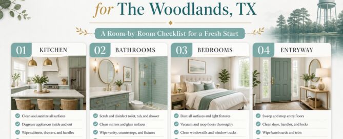 Move-In Cleaning Guide for The Woodlands Texas - MaidLuxe